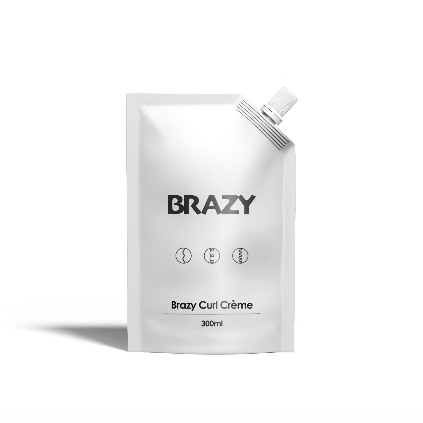 300ml Brazy Curl Crème Refill Pouch