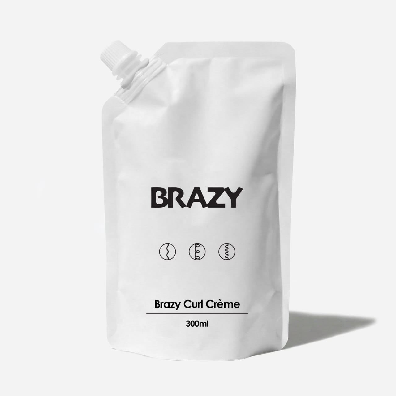 Brazy Curl Crème – Refill Pouch (300ml)